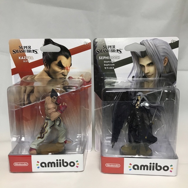 【新品未使用】SSBUスマブラSP amiiboアミーボ セフィロス カズヤ