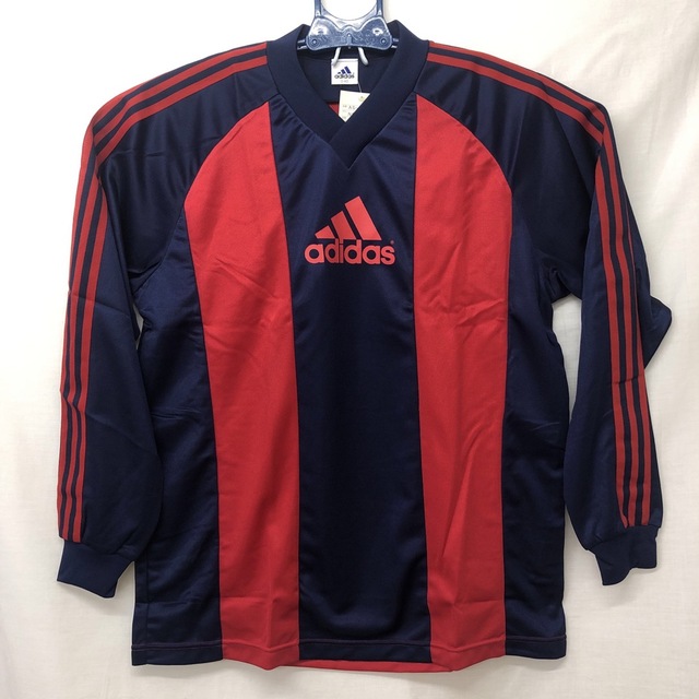 adidas(アディダス)のadidas レトロ1990年代　長袖ユニフォーム　スペインカラー スポーツ/アウトドアのサッカー/フットサル(ウェア)の商品写真