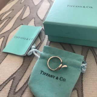 ティファニー(Tiffany & Co.)のTIFFANYティアドロップリング シルバー(リング(指輪))