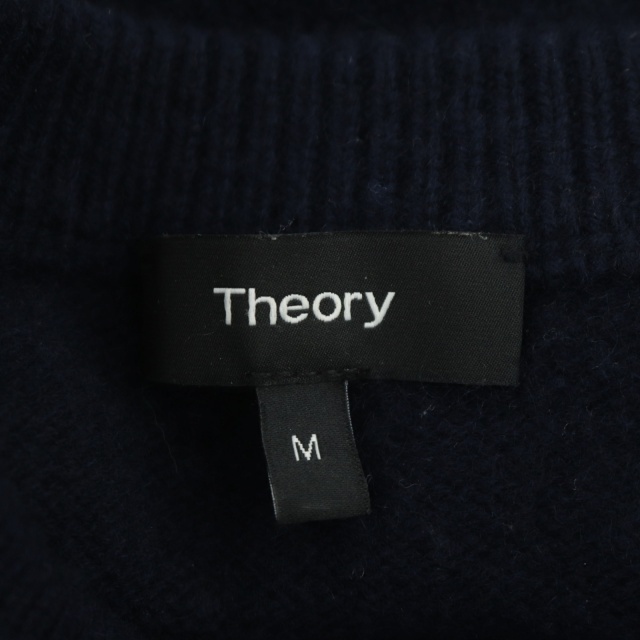 theory(セオリー)のセオリー ニット カシミヤ セーター 長袖 プルオーバー クルーネック M 紺 レディースのトップス(ニット/セーター)の商品写真