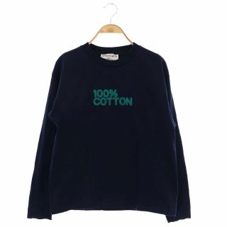 アメリカーナ(AMERICANA)のアメリカーナ カットソー Tシャツ ロンT ミニ胸ポケット クルーネック 紺(カットソー(長袖/七分))