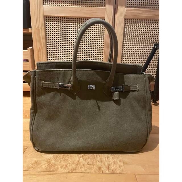 READYMADE(レディメイド)のREMAKE MILITARY 2WAY BAG khaki メンズのバッグ(トートバッグ)の商品写真