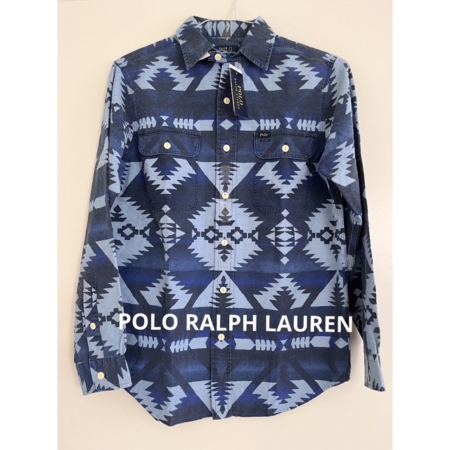 POLO RALPH LAUREN(ポロラルフローレン)のPOLO ラルフローレン　デニムシャツ　シャツ　ネイティブ柄　米国購入　新品 メンズのトップス(シャツ)の商品写真