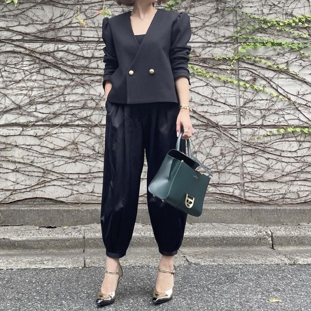 ネイビーシー cygne セーラーカラージャケット Michelle シーニュ