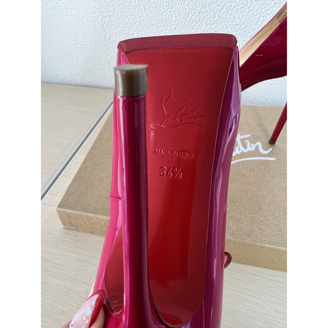 新品⭐︎ クリスチャンルブタン 34.5 オープントゥ パンプス ハイヒール