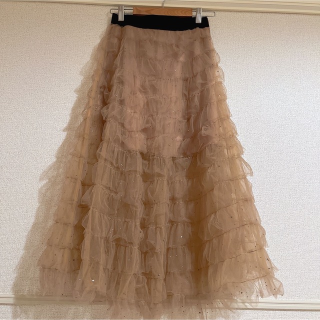 d'zzit 【新品】キラキラ チュールスカート レディースのスカート(ロングスカート)の商品写真
