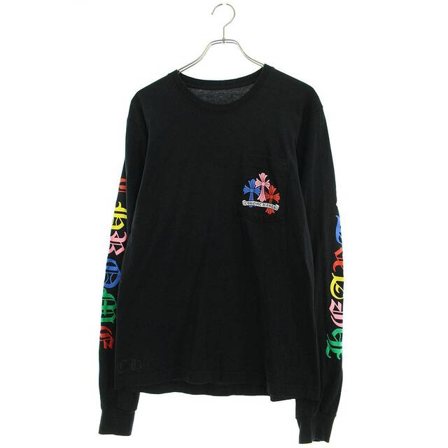 在庫僅少】 Chrome Hearts M メンズ マルチセメタリークロスプリント長袖カットソー LS CRS CEM MLTCOL クロムハーツ  Tシャツ+カットソー(七分+長袖)