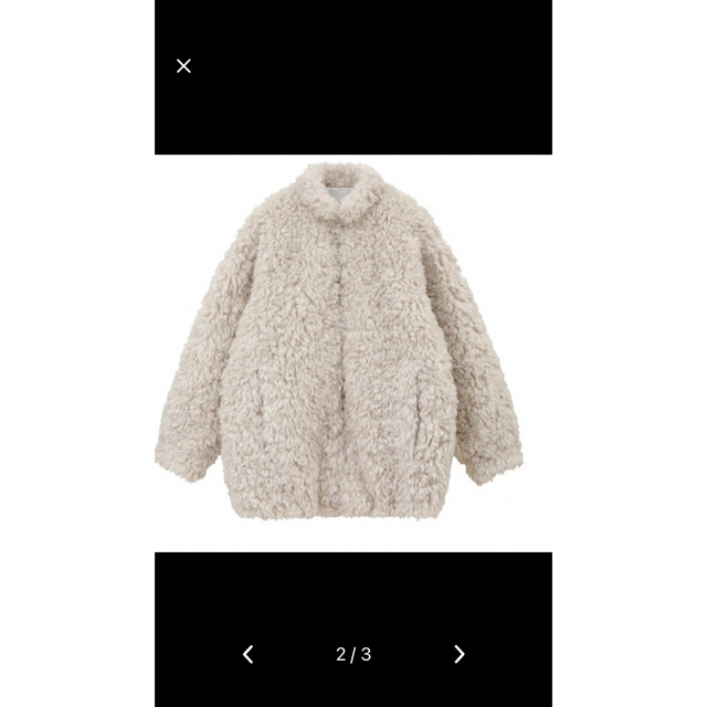 CLANE CURL FUR SHORT COAT