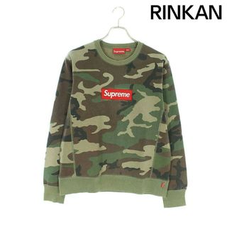 シュプリーム(Supreme)のシュプリーム 15AW Box Logo Crewneck ボックスロゴカモフラ柄クルーネックスウェット  メンズ S(スウェット)