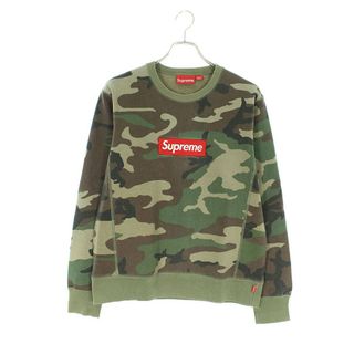 シュプリーム(Supreme)のシュプリーム 15AW Box Logo Crewneck ボックスロゴカモフラ柄クルーネックスウェット  メンズ S(スウェット)