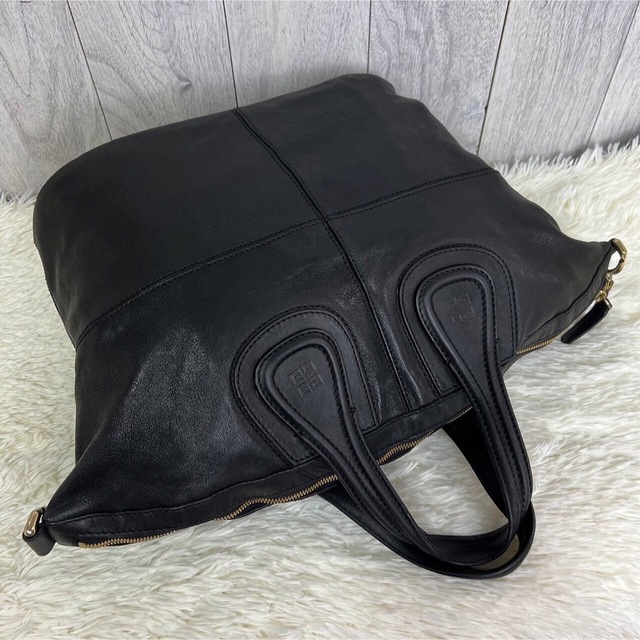 人気定番♡A4可♡ジバンシー レザー 2way ショルダー トートバッグ-