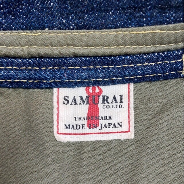 SAMURAI JEANS(サムライジーンズ)の希少【サムライジーンズ】デニムA-2⭐超美品フライトジャケット⭐ メンズのジャケット/アウター(ミリタリージャケット)の商品写真