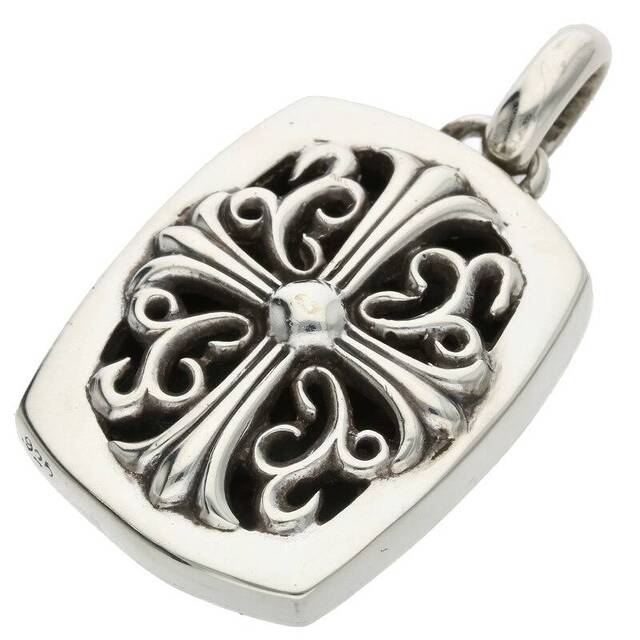 国産品 Chrome メンズ シルバーネックレストップ PENDANT/キーパー