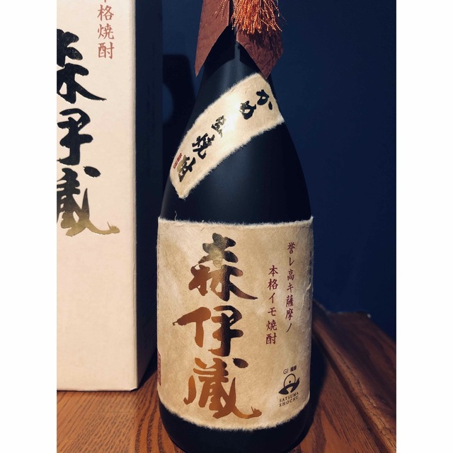 森伊蔵 金ラベル かめ壺焼酎 25% 720ml 箱付 焼酎 値引きする 7040円 ...