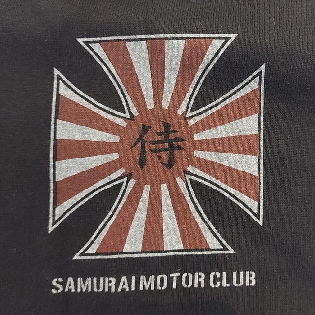 SAMURAI JEANS(サムライジーンズ)の超美品【サムライジーンズ】サムライ自動車倶楽部⭐ヘビィーオンス七分袖TシャツM メンズのトップス(シャツ)の商品写真