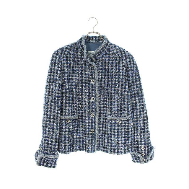 本物保証! - CHANEL シャネル 42 レディース ココマークボタンツイード