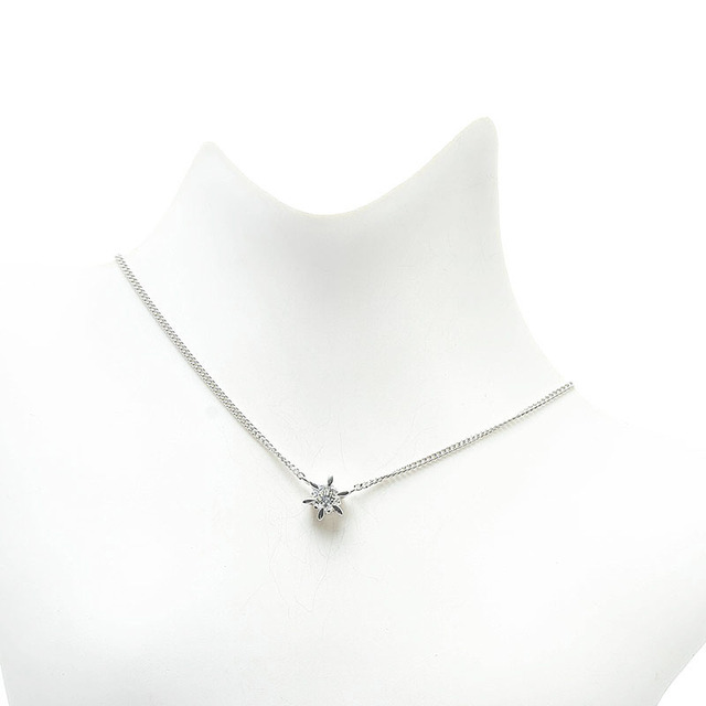 Pt900 プラチナ Pt850 プラチナ プチネックレス ダイヤ 0.23ct 【1 ...