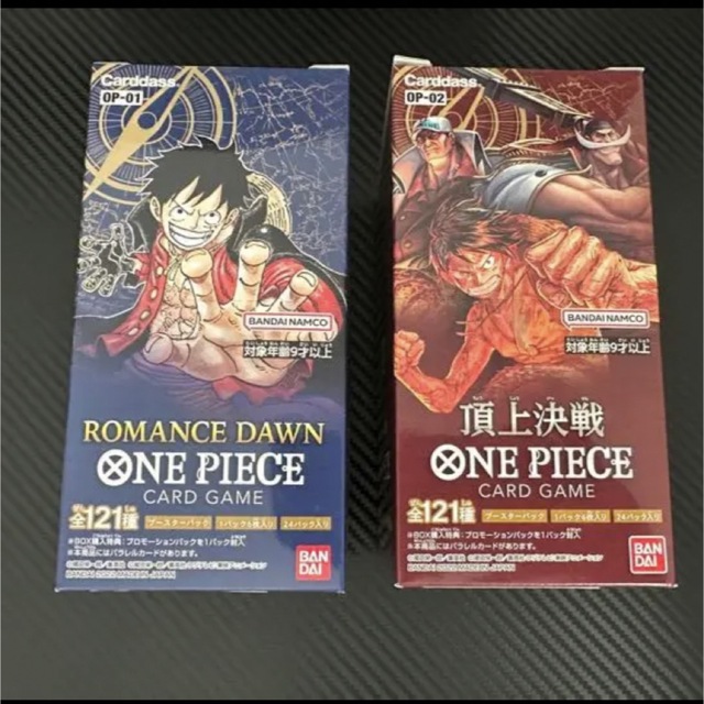 ONE PIECE(ワンピース)のONE PIECE ROMANCE DAWN【OP-01】頂上決戦【OP-02】 エンタメ/ホビーのトレーディングカード(Box/デッキ/パック)の商品写真