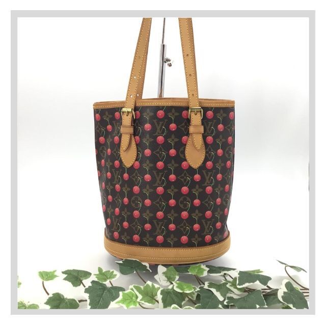 週間売れ筋 LOUIS VUITTON - ルイヴィトン バケットPM チェリー M95012