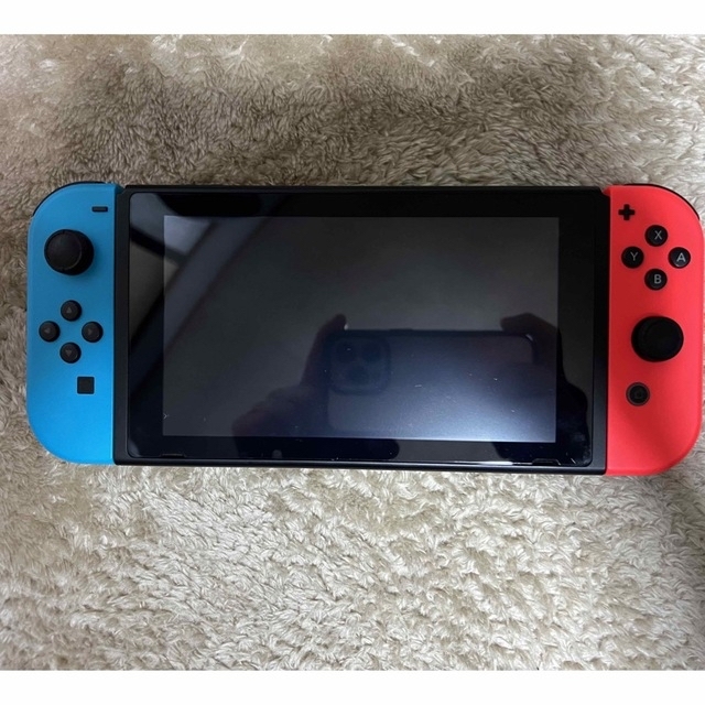 スイッチ　Nintendo Switch 本体★ネオンブルー　美品　カバー付