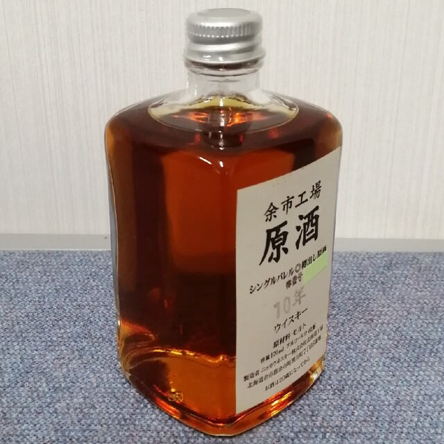 ニッカ　余市工場　シングルバレル樽出し原酒　10年　170ml61%