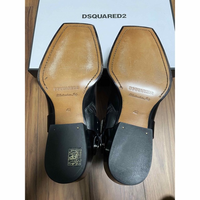DSQUARED2(ディースクエアード)のDSQUARED2 サイドジップ リングブーツ ブラっクス メンズの靴/シューズ(ブーツ)の商品写真