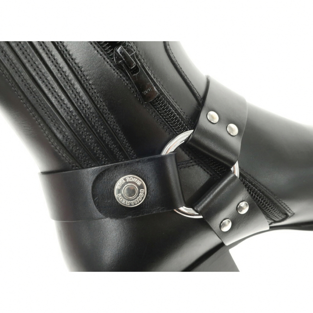 DSQUARED2(ディースクエアード)のDSQUARED2 サイドジップ リングブーツ ブラっクス メンズの靴/シューズ(ブーツ)の商品写真