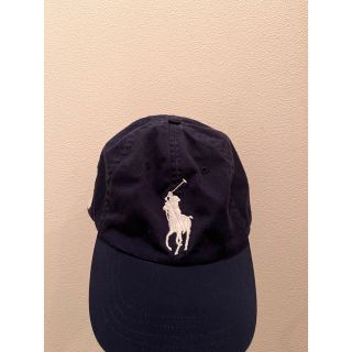 ポロラルフローレン(POLO RALPH LAUREN)のPOLO ラルフローレン　キャップ　帽子　ネイビー　紺　ビッグポロ(キャップ)