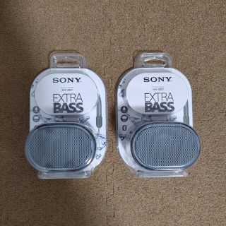 ソニー(SONY)のSONY SRS-XB01-B(ブラック) ワイヤレスポータブルスピーカー　2台(スピーカー)