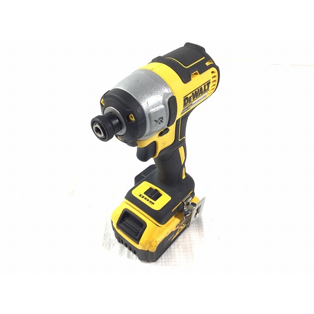 ☆品☆DEWALT デウォルト 充電式インパクトドライバー DCF887M2 バッテリ2個(18V4.0Ah) 充電器 ケース付き 