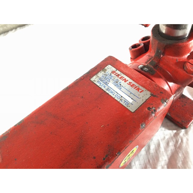 ☆中古品☆RIKEN リケン 理研 手動油圧ポンプ P-4 シリンダー ☆中古品☆RIKEN リケン 理研 手動油圧ポンプ P-4 シリンダー