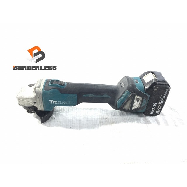 ☆品☆makita マキタ 18V 100mm 充電式ディスクグラインダ GA412D バッテリー1個(18V 5.0Ah)付き 64659