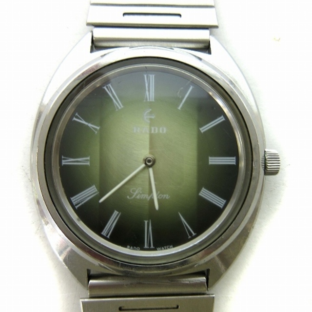 ラドー シンプロン 腕時計 アナログ 手巻き シルバー ウォッチ 社外バンドのサムネイル