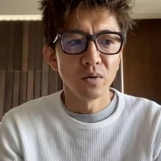 TOM FORD TF 5468 ブラック　木村拓哉　着用　トムフォード