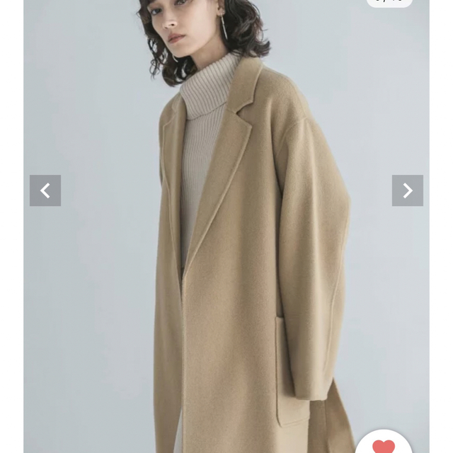 【タグ付新品】 apartbylowrys casheepロングコート キャメル