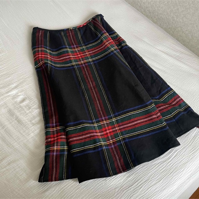 Yorkland(ヨークランド)のヨークランドウール100%スカート レディースのスカート(ひざ丈スカート)の商品写真