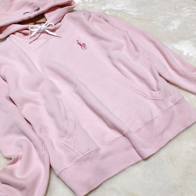 希少】ピンクポニー Ralph Lauren スウェットパーカー M 美品-