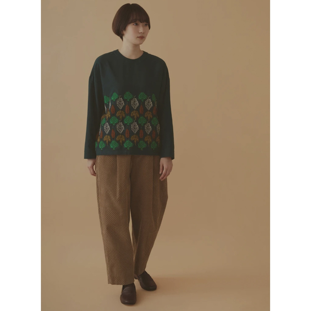 mina perhonen ミナペルホネン land puzzleパンツ 38 人気の贈り物が大