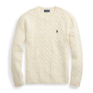 ポロラルフローレン(POLO RALPH LAUREN)のmy0404様専用【新品タグ付】ケーブルニット ウールカシミヤ セーター(ニット/セーター)