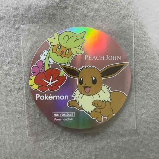 ポケモン(ポケモン)の非売品！ポケモンシール　イーブイ/キュワワー　ピーチジョン(キャラクターグッズ)