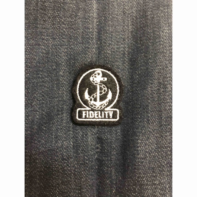 FIDELITY フィデリティ デニム ダウン チェスターコート 美品 メンズのジャケット/アウター(チェスターコート)の商品写真
