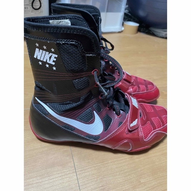 ボクシングシューズ NIKE HYPER KO 赤黒 ナイキ 9# | www.fleettracktz.com