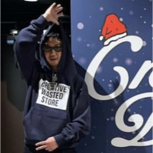 CREATIVE WASTED STORE Hoodie (Navy)