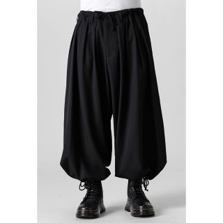 ヨウジヤマモト(Yohji Yamamoto)の【名作】ヨウジヤマモトプールオム 21SS O-ファスナー付きバルーンパンツ(スラックス)