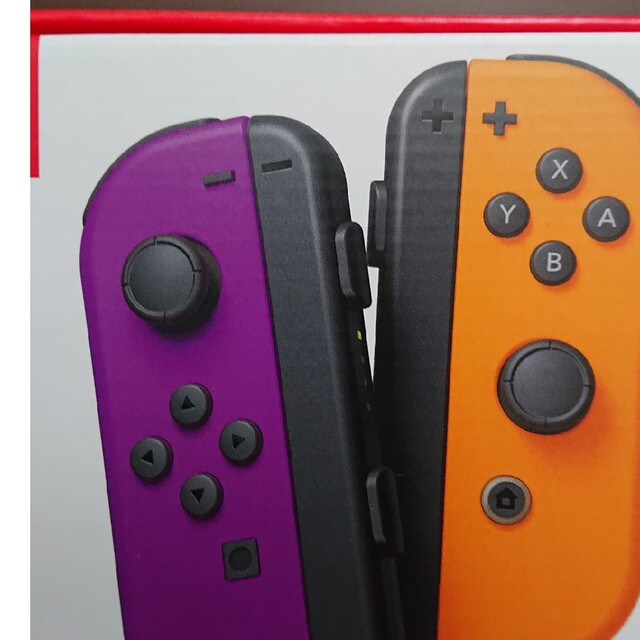 新品 ジョイコン Joy-Con  ネオンパープル ネオンオレンジ Switchエンタメ/ホビー