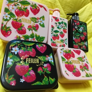 FEILER - 【新品】FEILER フェイラー コンテナ3個セット＆ポンプ付きボトル2個セット