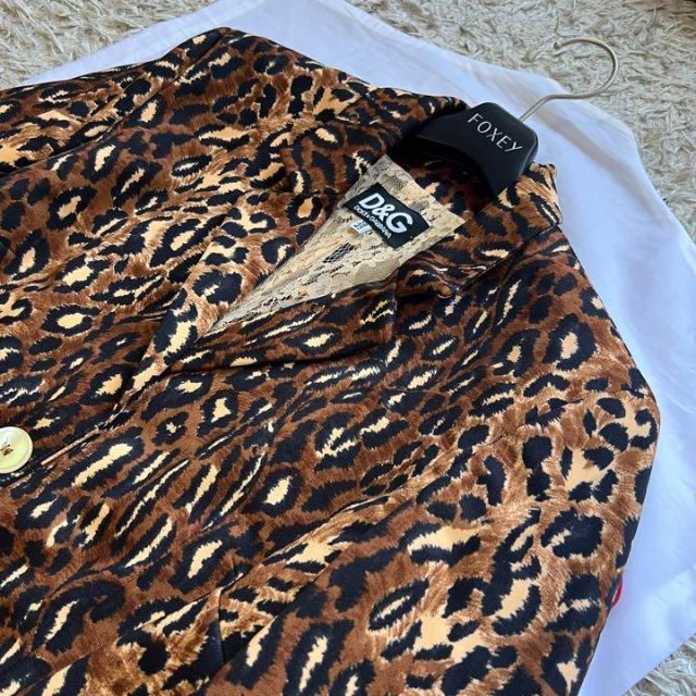 美品】DOLCE&GABBANA ロングコート レオパード レース 42 安価 10150円