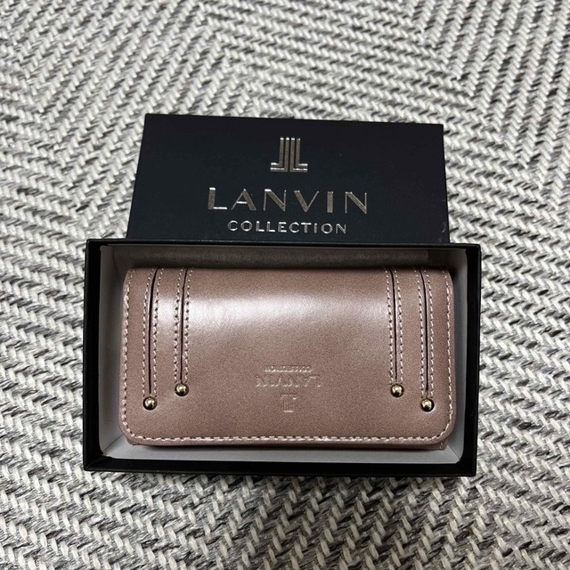 LANVIN COLLECTION(ランバンコレクション)のLANVIN Collection ランバン　キーケース　くすみピンク レディースのファッション小物(キーケース)の商品写真