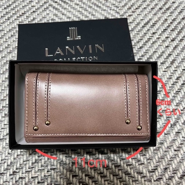 LANVIN COLLECTION(ランバンコレクション)のLANVIN Collection ランバン　キーケース　くすみピンク レディースのファッション小物(キーケース)の商品写真