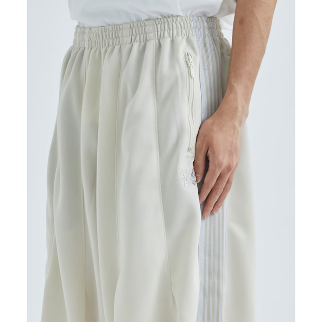 最新品在庫 Needles x STUDIOUS H.D Track Pant ECRU S 格安大人気